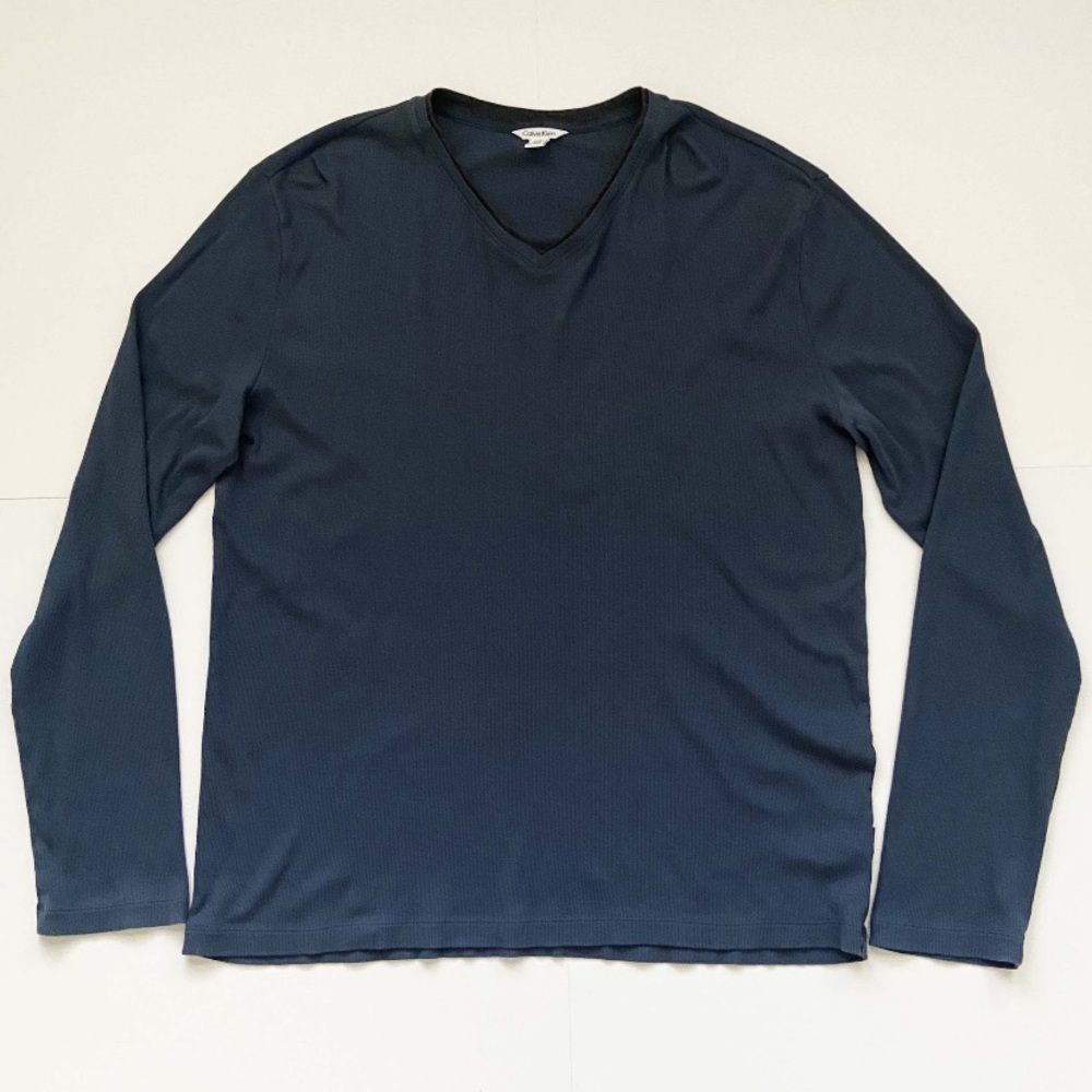 Calvin Klein Blue Long Sleeve Shirt